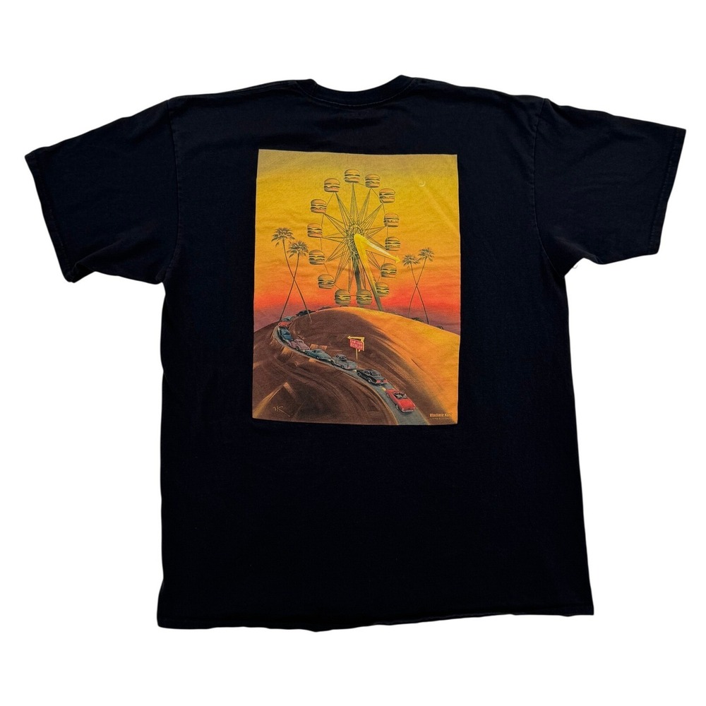In-N-Out Burger T-Shirt Mens XL Black Good 70th Anniversary Vladimir Kush - Picture 4 of 9
